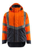 15501-231-14010 Outer Shell Jacket - hi-vis orange/dark navy
