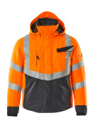 15535-231-14010 Winter Jacket - hi-vis orange/dark navy