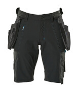 17149-311-09 Shorts with holster pockets - black