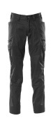 18679-442-09 Trousers with thigh pockets - black