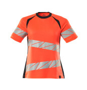 19092-771-14010 T-shirt - hi-vis orange/dark navy