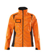 19212-291-14010 Softshell Jacket - hi-vis orange/dark navy