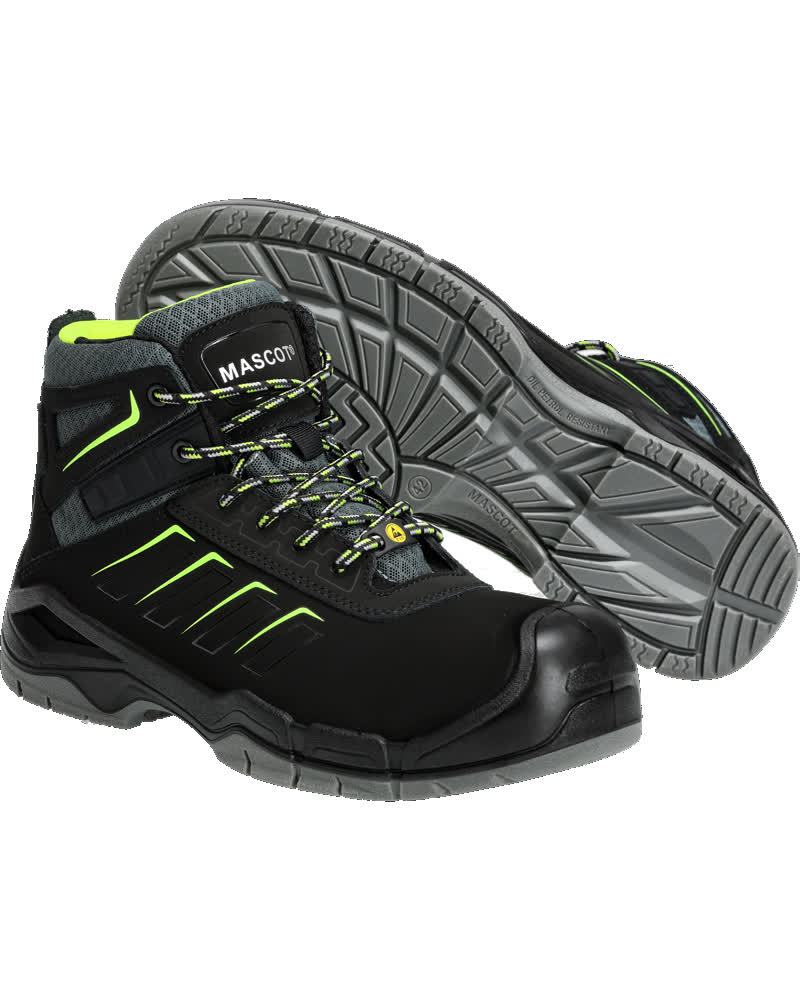 F0109-937-09 Safety Boot - black