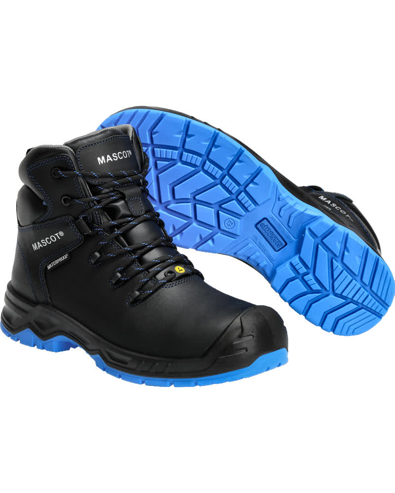 F0141-902-0901 Safety Boot - Black/royal
