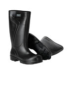 F0852-703-09 PU safety boots - black